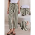 thumbnail image 2 of DARING DIVA Women's High Waisted Wide Leg Casual Pants X-Small Black, 2 of 6