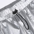 thumbnail image 5 of Siilsaa Wide Leg Womens Pants Womens Cargo Pants Pants Casual Pocket High Waist Silver,L, 5 of 9