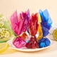 thumbnail image 3 of 160 hojas de papel de regalo de plástico de colores, 7,5 x 7,5 pulgadas, transparentes, para dulces, alimentos, paquetes pequeños, cestas, lámina de celofán con alambre., 3 of 9