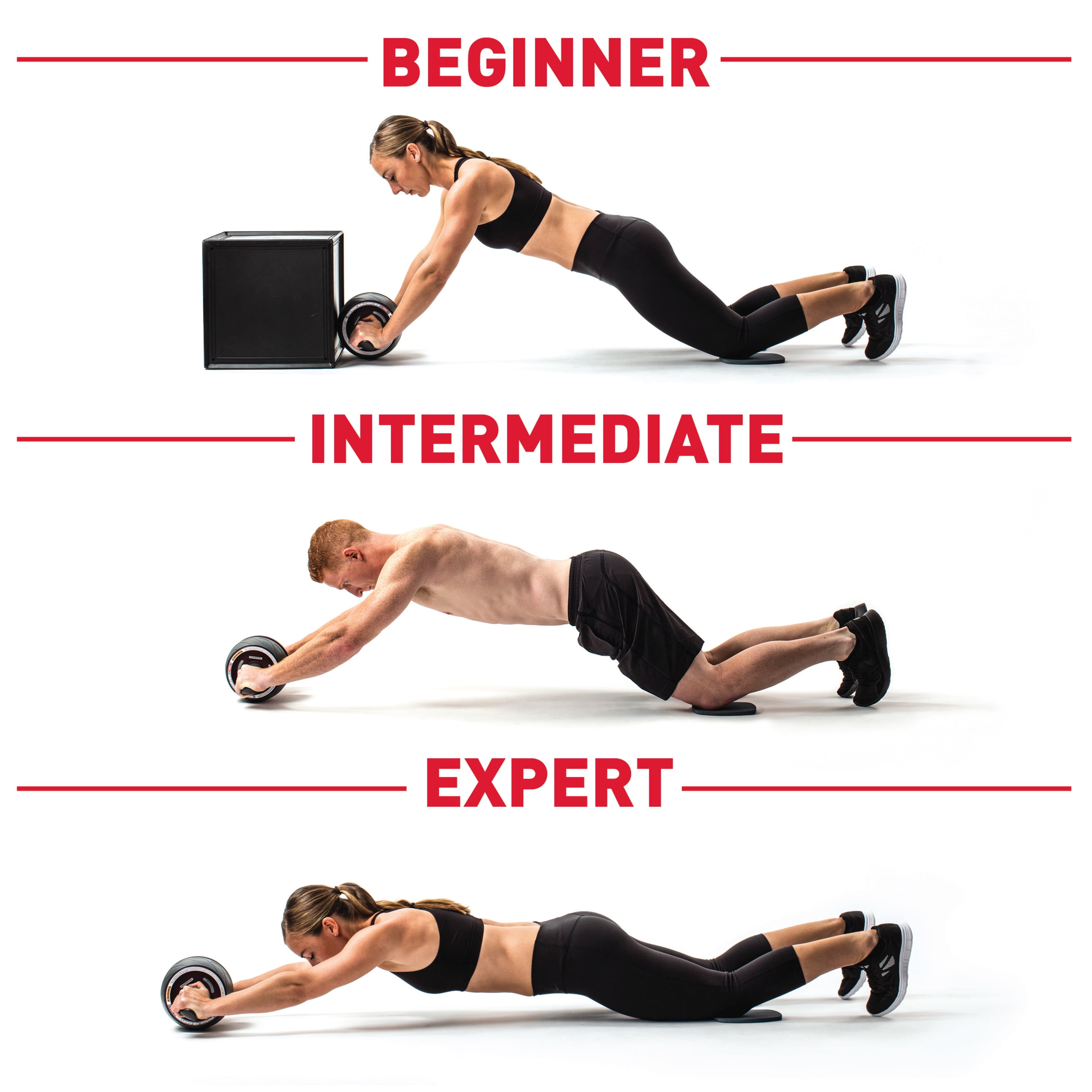 Perfect Fitness Ab Carver Pro Roller For Core Workouts Includes Bonus