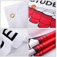 thumbnail image 3 of Tatuo Student Athlete Flag College Banner 3 x 5 Feet Dorm Room Funny Tapestry Indoor and Outdoor Flag with Grommets for College Frat Wall Hanging Banner for Bedroom Living Room Decoration, 3 of 6