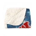 thumbnail image 2 of Maltese Patriotic Welcome for 4Th of July Independence Day Cozy Sherpa Blanket Maltese Dog Lover Gifts Idea Warm Soft Throw Blanket - 00010, 2 of 5