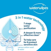 WaterWipes Sensitive Pure & Textured Wipes, 99.9% Water, Unscented & Hypoallergenic, 288 Count + Bonus Pack