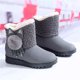 thumbnail image 4 of NECHOLOGY Botas Mujer Adulto Femenino Zapatos Botines para mujer Zapatos de algodón con cuña de de imitación a la moda para mujer, botas de nieve y cálidas de felpa (Grey, 8), 4 of 7