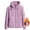Purple, variant on Hoodie Mens Shirts Hooded Drawstring Adjustable Shirt Winter Solid Color Thickened Fleece Double-sided Rocking Hooded Padded Sweater Jacket Everyday,Streetwear,Outdoor Sports Clothing Shirts For Men