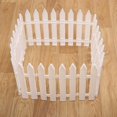 thumbnail image 6 of Topumt White Plastic Fence Christmas Xmas Tree Wedding Party Decoration Miniature Indoor Garden Border Grass Lawn Edge Fence, 6 of 6