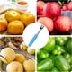 thumbnail image 3 of Descorazonador de frutas de acero inoxidable - Mango ergonómico, corte preciso, apto para lavavajillas - para manzanas/peras, macedonias, repostería, 3 of 8
