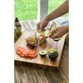 thumbnail image 3 of Ironwood Medium Long Grain Chop Board, Acacia Wood, 15" x 20" x 1.5", 3 of 7
