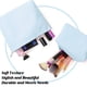 thumbnail image 4 of Set de bolsas de maquillaje Huhumy Cute Cosmetic Pouch Seersucker Blue, 4 of 7