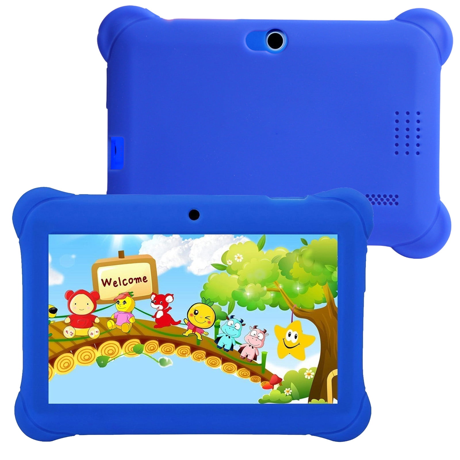 Tablet for Kids, Hwkond 7-inch Children's Tablet Computer Android Tablets Children's Early Education Learning Machine Parent-child Gift Machine Christmas Gift Built-in Cameras,Blue