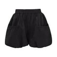 thumbnail image 2 of Kureaily Girls High Waist Casual Shorts For Toddlers Kids Comfortable Elastic Waistband Breathable Playwear Summer Outfit 5-6 Years, 2 of 6