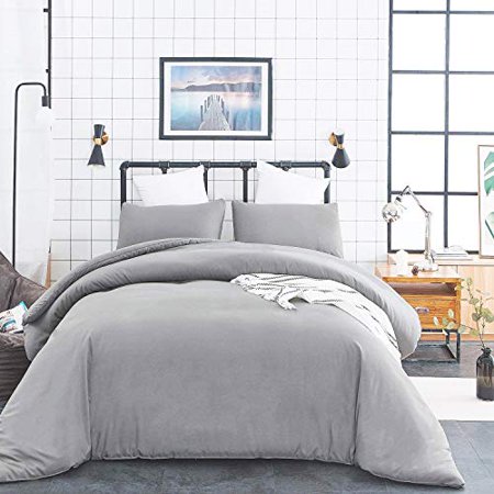 Jumeey Light Grey Comforter King Gray Silver Bedding Comforters Sets For Women Men Elegant Pale Set Size Bed Quilts Gray Comforter Bed Quilts King, Comforters For King Size Beds
