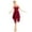 Wine_Red, variant on YONGHS Women's Girls Lyrical Camisole Ballet Dance Dress Asymmetric Chiffon High Low Skirts White L