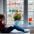 thumbnail image 4 of Reading Wall Decor Inspirational Quote Learning Wall Sticker DIY Book Reading Will Take You Everywhere Books Decals for Read Corner Nursery Library Classroom Study Room Stickers, 4 of 8