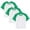 3Pcs Green, variant on GERsome 3 Pack Boys Girls T-Shirts Raglan Short Sleeve Color Block Cotton Soft Crewneck Tee Shirts