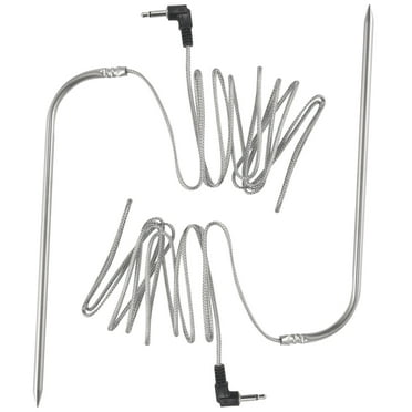Replacement High-Temperature Meat Probe for Pellet Grills and Smokers Compatible with Pit Grills, 2Pc Waterproof BBQ