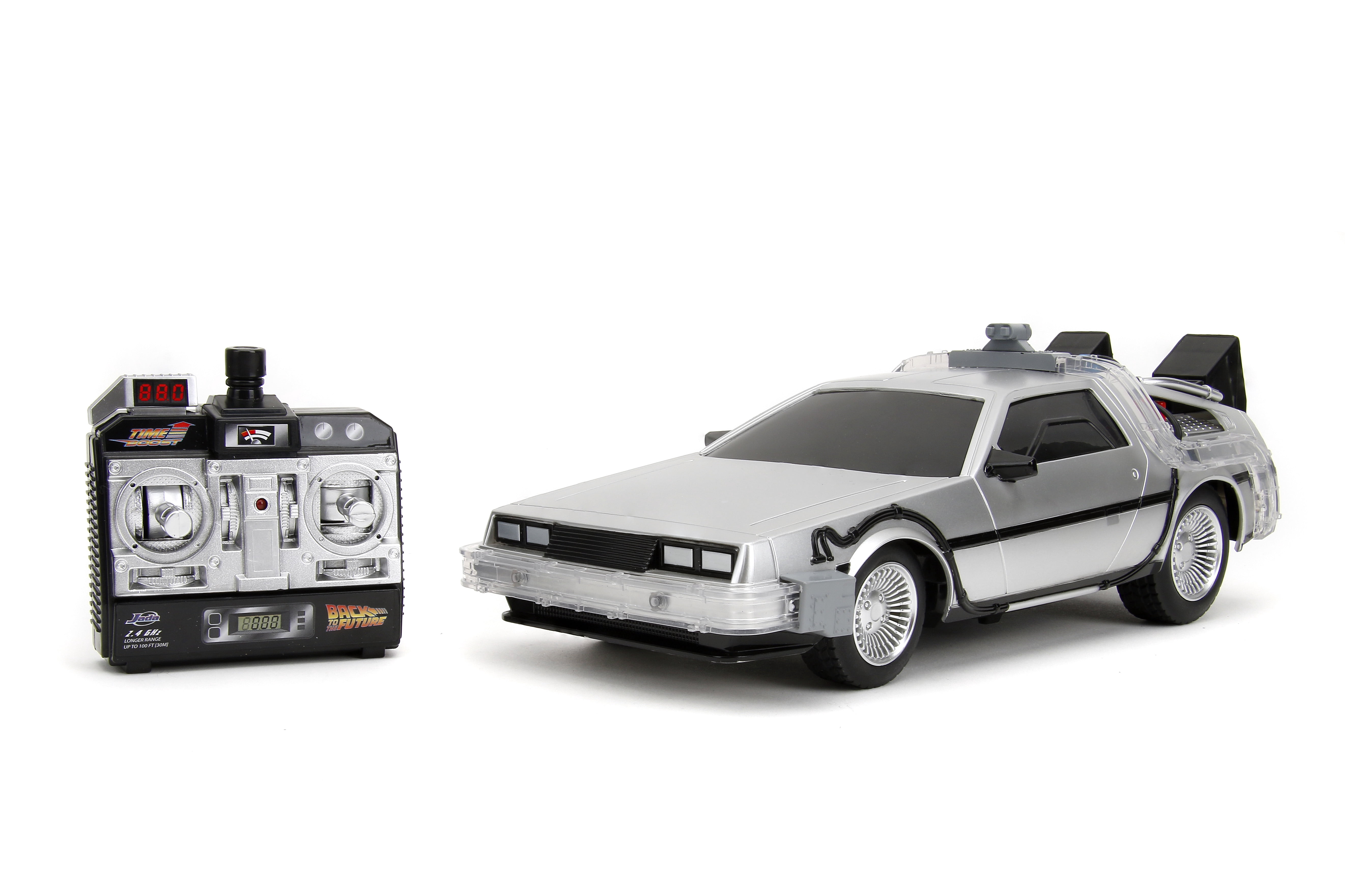 Back to The Future 1:16 Time Machine Lights up RC Radio Control Cars, Ages 6+