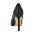 thumbnail image 4 of Zapato de tacón Nine West Tatiana negro de cuero con punta fina, ancho 10, 4 of 7