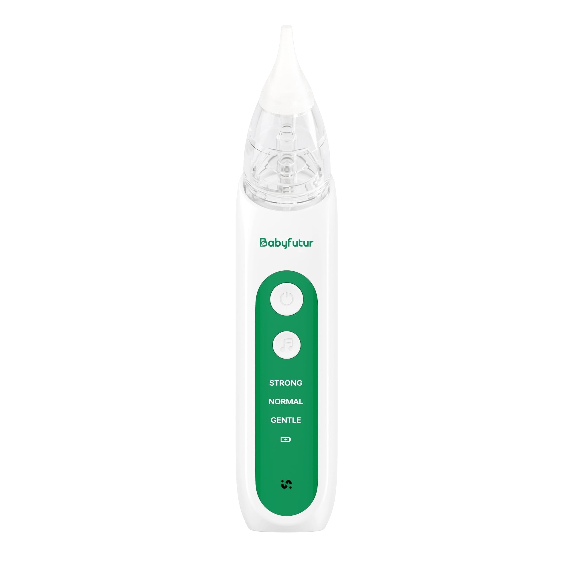 Babyfutur Electric Nasal Aspirator with Adjustable Suction, USB Rechargeable Nose Cleaner for Newborns, Infants and Toddlers