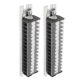 thumbnail image 5 of Tira de terminales de doble fila, 2 uds., 660V, 15A, 10 posiciones, barrera de terminales con cubierta T1515, 5 of 5