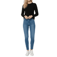 thumbnail image 5 of Yemak Women's Round Neck Long Sleeve Cable Knitted Sweater Pullover MK3312-BLK-L--BD, 5 of 5