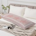 thumbnail image 6 of Ocean Starfish Body Pillow Cover 20 x 54 Inch Decorative Pillow Cover Summer Coastal Cartoon Geometric Pink Lumbar Pillowcase Seasonal Rectangle Cushion Case for Couch Sofa Bed Living Room, 6 of 9