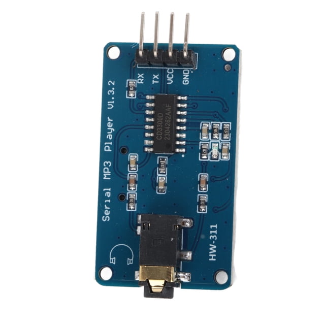 MP3 MP3 Player Module UART Puerto serie Control Música Play Board Con Socket de Tarjetas de Memoria