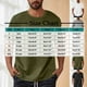 thumbnail image 3 of pstuiky Mangas cortas para hombre, Blusas versátiles de cuello redondo y manga corta con estampado de colores sólidos para hombre camisas casuales para hombre l, 3 of 7