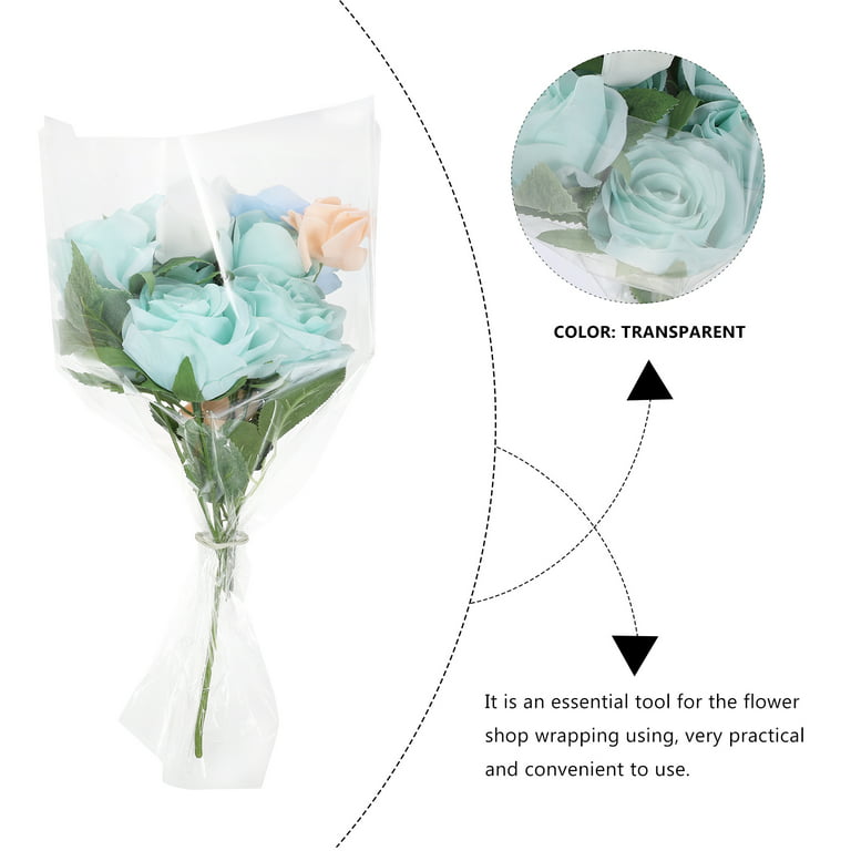 Bags Packaging Flower Bouquets, Transparent Bag Bouquet