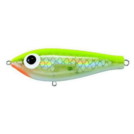 UPC: 0042095457918 | B&L Paul Browns BPF-91 Fat Boy Pro Chart Gold/White Topwater Fishing Lure