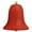 Red Glitter, variant on Christmas By Krebs 7" (180mm) Ornament, Commercial Grade Indoor Outdoor Shatterproof Plastic Water Resistant Bell Ornament