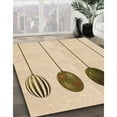 thumbnail image 3 of Ahgly Company Machine Washable Indoor Square Transitional Bronze Brown Area Rugs, 3' Square, 3 of 7