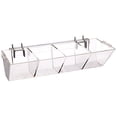 thumbnail image 1 of Azar Displays 223011-2pack 4-Compartment Pegboard/Slatwall Tray (Pack of 2), 1 of 4