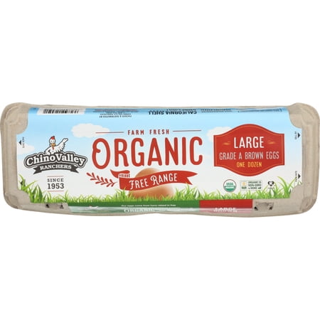 Chino Valley: Organic Free Range Large Brown Eggs, 1 Dz