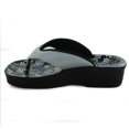 thumbnail image 3 of Aerosoft Liam Comfy Thong Strap Printed Footbed Sandals for Girls, 3 of 5