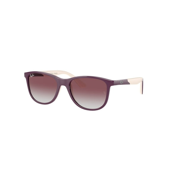 Sunglasses Ray-Ban Junior RJ 9077 SF 71348G Purple On Rubber Beige Grey Gr