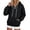 Black, variant on Qgtaibl Women's Lace Up Hoodie Criss Cross V Neck Drawstring Pullover Sweatshirt Thin Fleece Long Sleeve Fall Hooded Top with Kangaroo Pocket Black XXXL