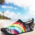 thumbnail image 4 of Zapatos de agua para niños/mujeres/hombres, calcetines descalzos de secado rápido para playa, natación al aire libre, deportes de yoga, blanco y negro, 46/47, 4 of 5