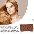 thumbnail image 2 of Serre-Tête d'Hiver pour Femmes, Tricoté Coupe-Vent, Larges Oreilles, Accessoires de Moto pour Adolescentes, Fil Rouge Rouille, 2 of 5