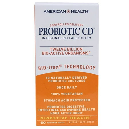 American Health Probiotic Comprimés CD, 60 Ct