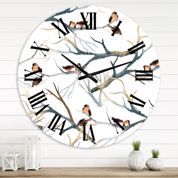 Designart 1 in Traditional Wall Clock