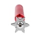 thumbnail image 3 of Afilador de ranuras para palos de golf con de hierro con control óptimo de la bola de retroceso de 6 cabezales rojo Sharpla Afilador de ranuras de golf, 3 of 7