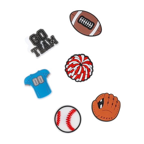 Time and Tru Sporty Handbag Charms for EVA Beach Tote, 6-Pack