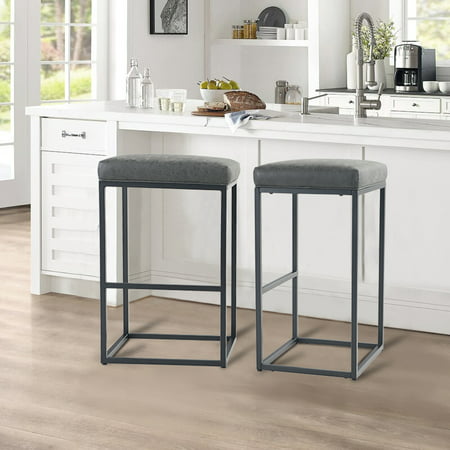 Bar Stool Counter Height Stools, Leather Kitchen Bar Stools