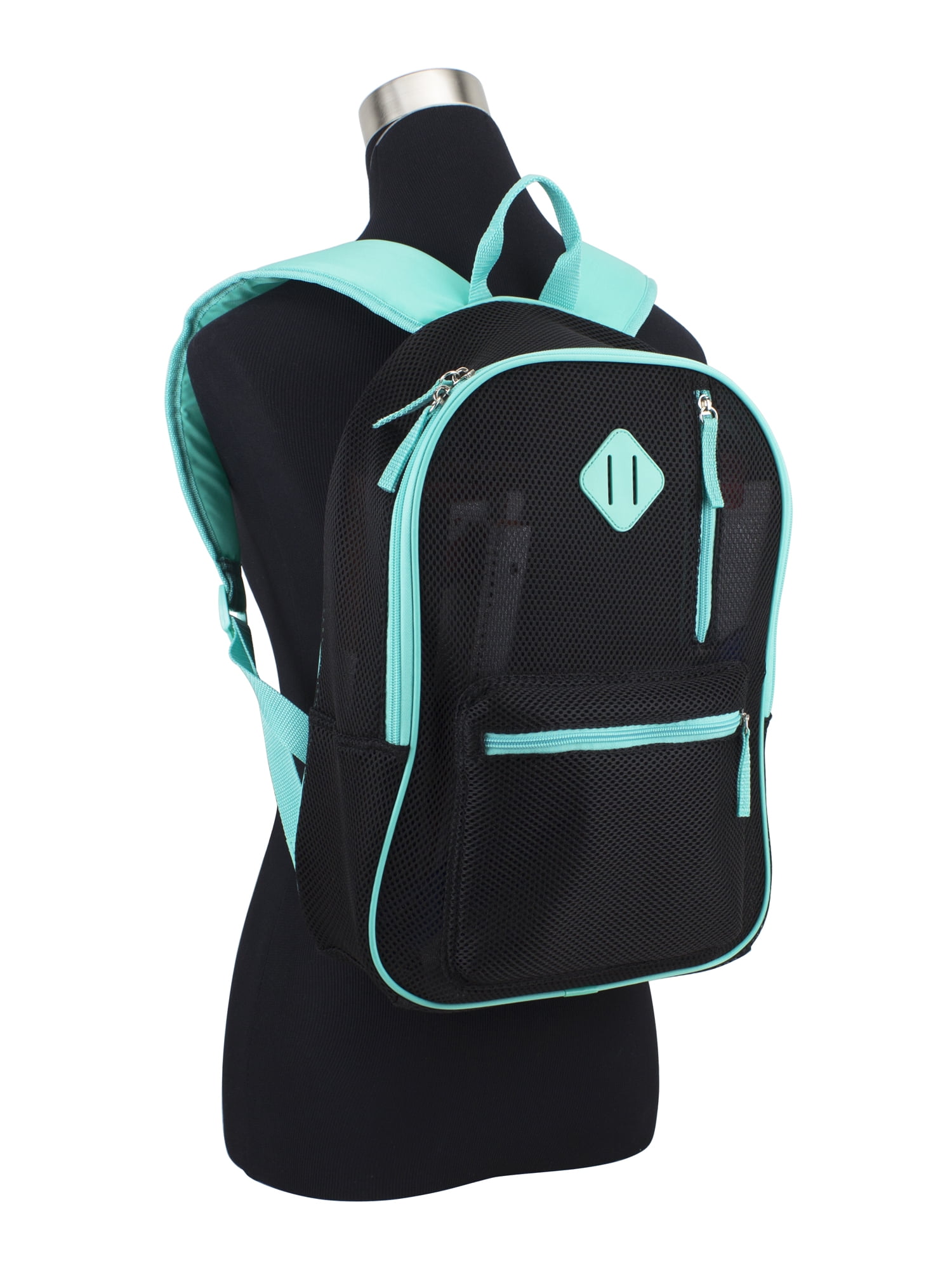 Eastsport Unisex Elevated Lifestyle Mesh Backpack, Black