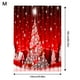 thumbnail image 4 of Moyic 2 piezas de cortinas opacas navideñas, exquisita cortina para el hogar, decoración interior, tratamiento de ventana, accesorio de Sombras de ventana METRO, 4 of 6