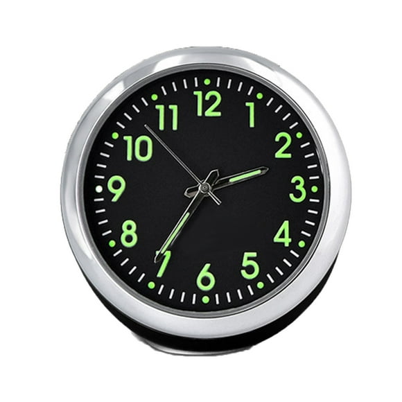 XZNGL Tapis d'Extérieur Porte d'Entrée Décor Mini Car Fluorescent Wall Clock Light Quartz Clock Universal Pocket Watch