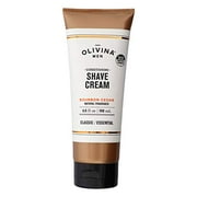 Olivina Men Conditioning Shave Cream, Bourbon Cedar, 6.5 oz, 2 Pack