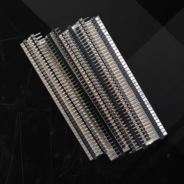 Tira de encabezado de clavija hembra 20 piezas 2,54mm 40 pines hembra conector de pines tira de una sola fila para Arduino DIY Kit