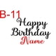 thumbnail image 1 of (Just Sticker) 1pc Gold Black Custom Balloon Sticker Happy Birthday Party Decor DIY Name Mother's Day Suit For 18"/24" Ballscolor-rose gold Gao Jinjia LED, 1 of 2